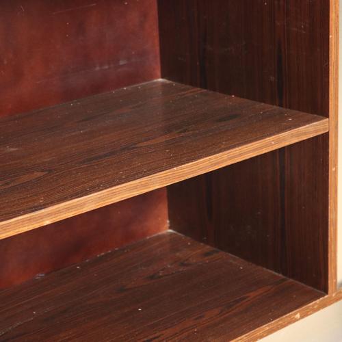 Metal Vintage Console Table in Aluminium and Exotic Wood, 1970s For Sale - Image 7 of 11