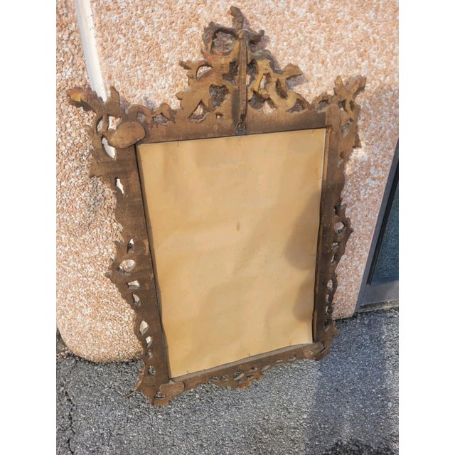 Antique carved mirror, Louis XV style. Excellent overall condition. Dimensions: Height: 134 cm Length: 88 cm Depth: 5 cm