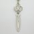Metal Vintage Italian Silver 800 Bookmark with Red Tassel by Nicchi, Arezzo, 1980s For Sale - Image 7 of 12