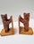 Wooden Black Forest Bookends with Hand-Carved Bears by Geschwister Sarbach, Switzerland, 1930s, Set of 2 For Sale - Image 3 of 16