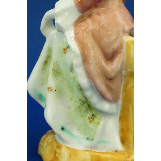 19th Century Dancing Couple Sculptures, Staffordshire, United Kingdom, Set of 2 For Sale - Image 12 of 18