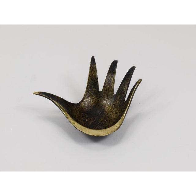 Sculptural Brass Hand by Herta Baller for Walter Bosse, 1950s For Sale - Image 4 of 18