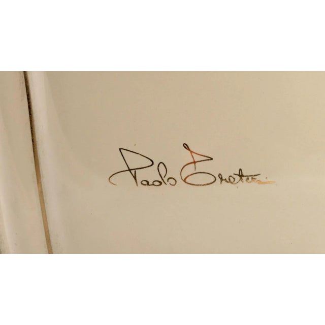 Mid-Century Modern Ceramic Table Lamp by Paolo Traversi, Italy, 1980s For Sale - Image 3 of 4