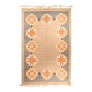 Vintage Swedish Kilim Rug 6'9'' X 10'0"
