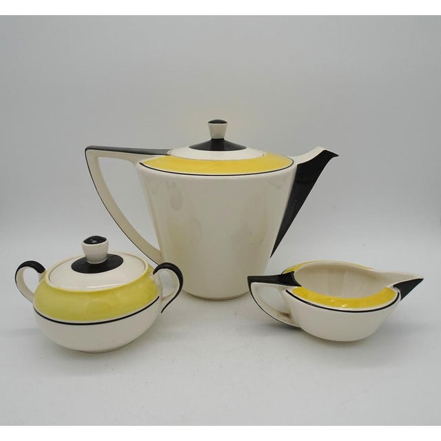 Art Deco Dutch Ineke Service Set by Edmond Bellefroid for Petrus Regout Maastricht Koninklijke Sphinx, 1933, Set of 39 For Sale - Image 18 of 18