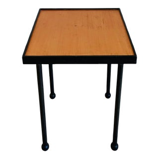 Custom Little Sabin Side Table With Copper Top For Sale