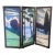 Vintage Large Art Nouveau Landscape Paintings Mounted in a Room Divider For Sale