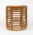 Wood Midcentury Modern Rattan and Bamboo Stool by Tito Agnoli, 1960s For Sale - Image 7 of 15