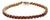 Vintage 14k 585 Solid Yellow Gold Red Garnet Marquise Cut Tennis Bracelet For Sale
