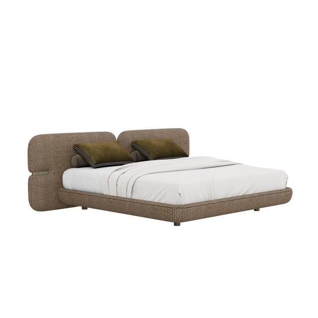 Contemporary Newark Bed by Porus Studio For Sale - Image 3 of 15