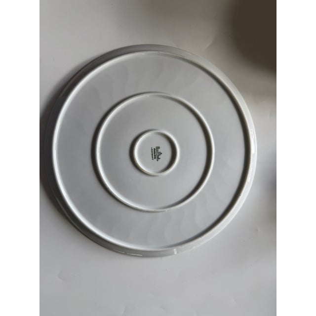 Postmodern Lotus Platin Cake Plate by Björn Wiinblad for Rosenthal, 1980 For Sale - Image 3 of 5