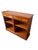 Vintage English Yew Wood Low Bookcase or Sideboard For Sale - Image 4 of 5