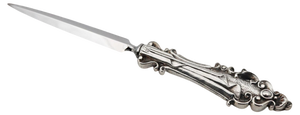 Silver Bronze Letter Opener or Paper Cutter by Richard Lauret
