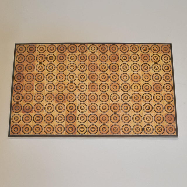 Black Spanish Ceramic Tile Dining Table, 1970s For Sale - Image 8 of 13