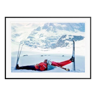 Toni Frissell 'Ski Mirror' Archival Pigment Print Framed in Black For Sale
