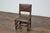 Wood English 1880s Child's Chair with Turned Legs and Oil Cloth Upholstery For Sale - Image 7 of 12