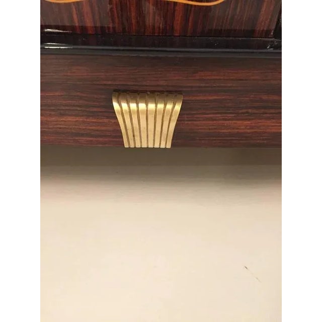French Art Deco Palisander Buffet With Mother-Of-Pearl Inlay For Sale In New York - Image 6 of 10