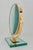 C.1970's Italian Attr; To Fontana Arte' Dual-Sided, Large Vanity Mirror & Magnifier, Brass & Glass For Sale - Image 14 of 18