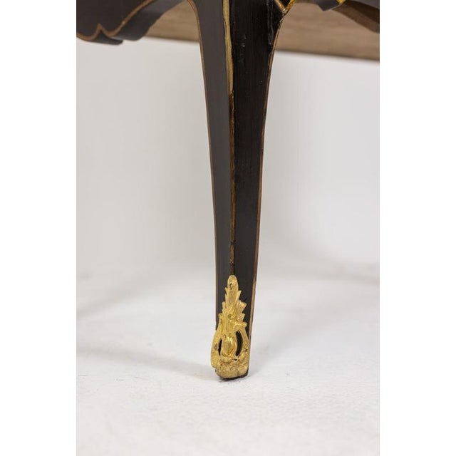 Louis XV-Style Lacquered Chest of Drawers, 1950s For Sale - Image 17 of 18