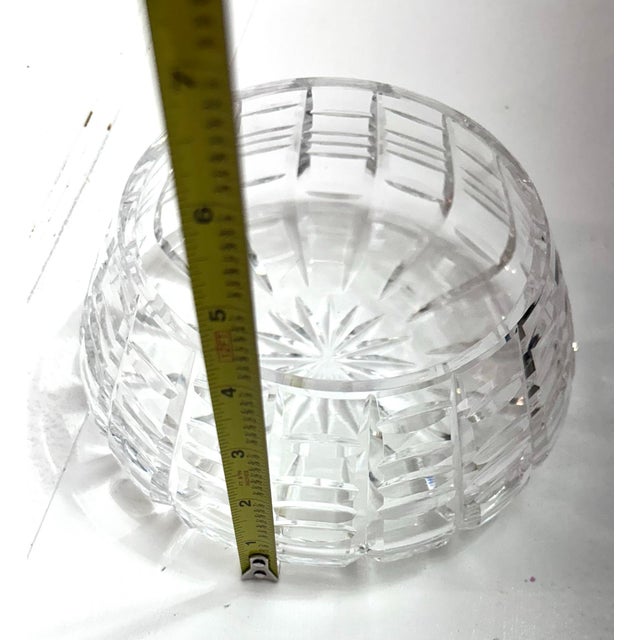 Glass 1970s Waterford Cut Crystal Tralee Bowl For Sale - Image 7 of 7