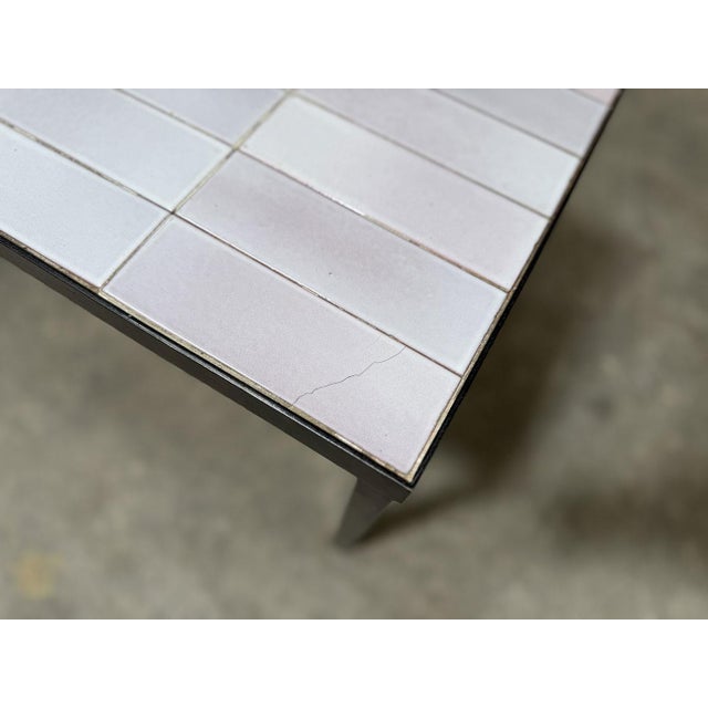 1970s Coffee Table with Floral Motifs by Roger Capron, 1970s For Sale - Image 5 of 9