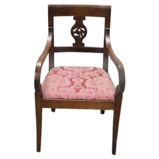 Armchair in Walnut, Late 18th Century For Sale