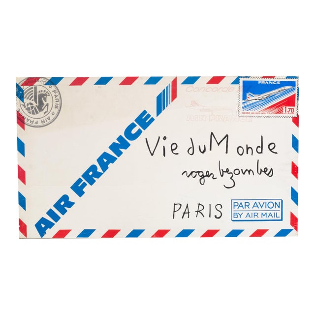 Vintage Concorde Air France Oversized Envelope For Sale