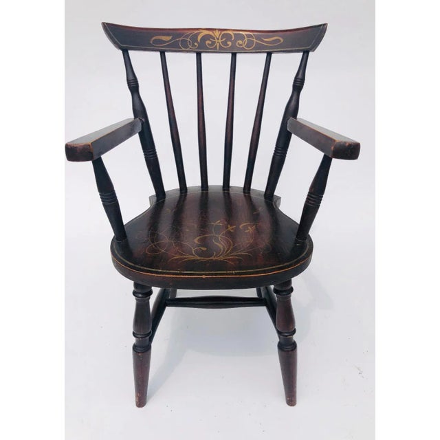 Wood Antique Victorian Childrens Chair, 1890s For Sale - Image 7 of 7