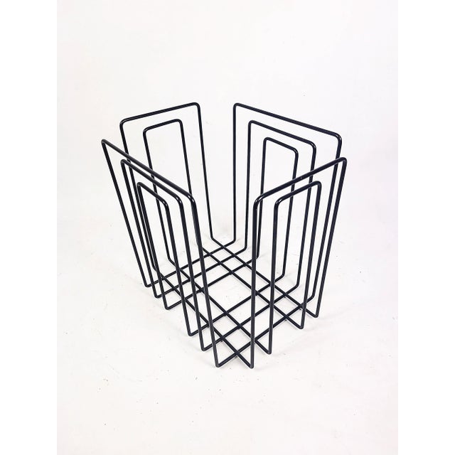Magazine Rack by Willy Glaeser for Thomas Merlo, 1980s For Sale - Image 4 of 9