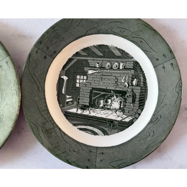 American Vintage Royal China Colonial Homestead Green Dinnerware - 13 Pieces For Sale - Image 3 of 12