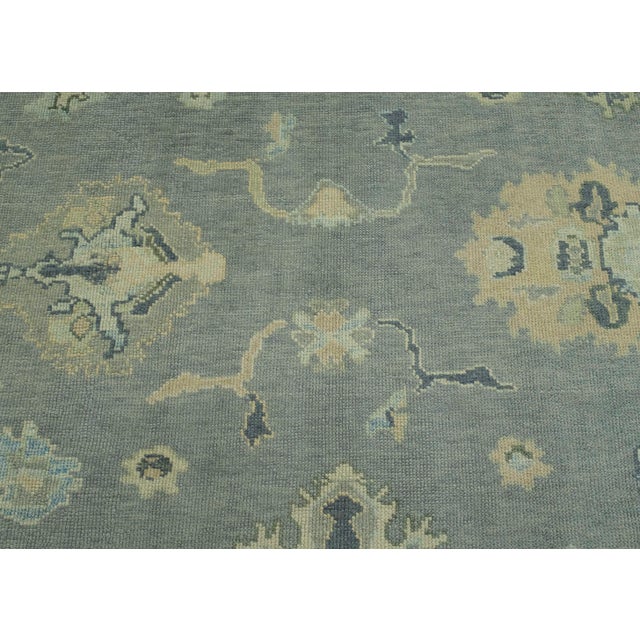 Turkish Oushak Rug 8'9" x 12'3" #18101 For Sale In Houston - Image 6 of 8