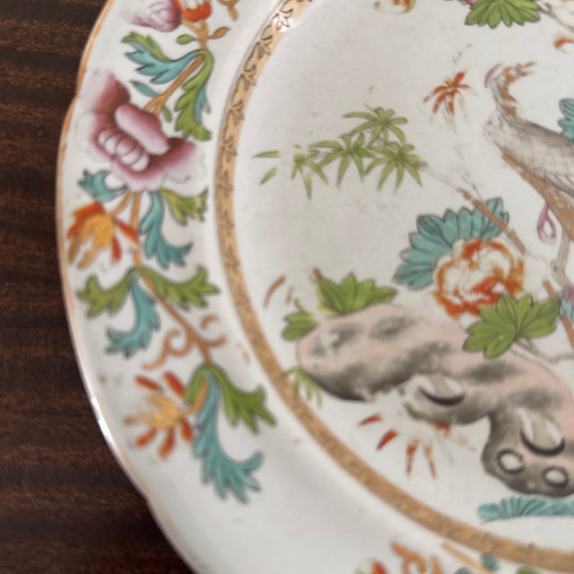 19th Century Wedgwood Stone China Chinoiserie Plate For Sale In Pittsburgh - Image 6 of 9