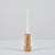 Hand Turned Spalted Birch Bubble Candlestick Holder by Evan Segota For Sale - Image 4 of 12