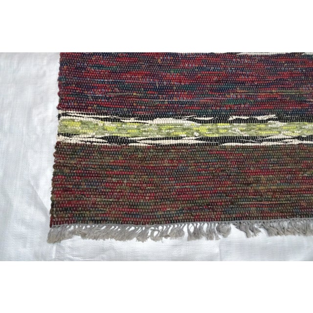 1950s Rag Rug Swedish Mid Century For Sale - Image 5 of 8