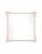 Contemporary Fleur Home Garden District Napoleon Square Mirror in Pink Ground, 24x24 For Sale - Image 3 of 3