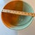 Handmade Pottery Large Speckled Stoneware Serving Bowl, Signed Mark Boka For Sale - Image 16 of 16