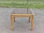 Brown Vintage Boho Bamboo Rattan Table Set- Set of Three For Sale - Image 8 of 12