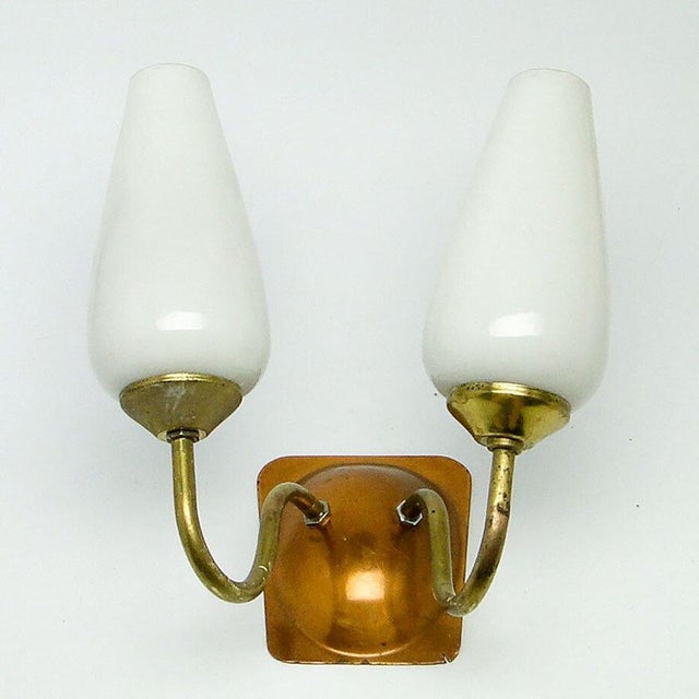 Vintage 2-Armed Wall Lamp in Brass, 1970s, in Very Good conditions. Designed 1970 to 1979 I have official proof of...