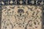 Vintage Turkish Oushak Rug With Vining Florals in Cream and Sapphire Blue For Sale In Atlanta - Image 6 of 15