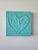 2020s Aqua Abstract Heart Painting For Sale - Image 5 of 9