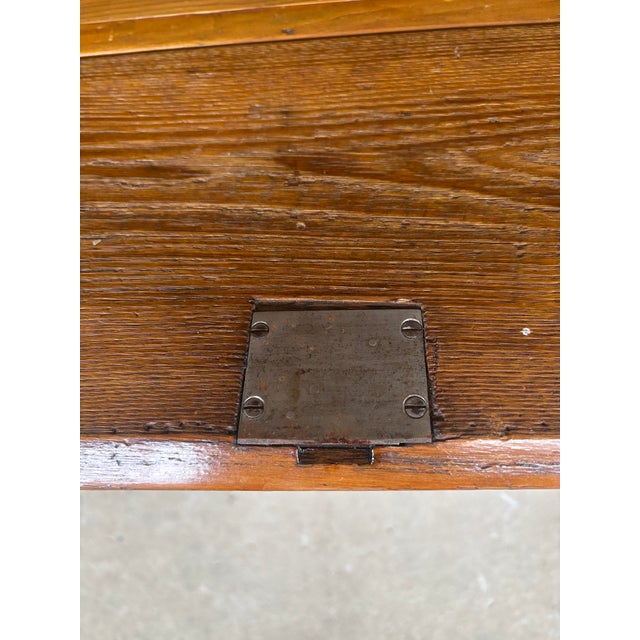 Primitive Antique Pine Tilt Top Plantation Desk W/ Bookcase (Circa 1700's) For Sale - Image 12 of 12