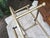 Brass Vintage Mid-Century Hollywood Regency Racetrack Oval Brass & Glass Coffee Table in the Style of Maison Jansen For Sale - Image 8 of 10