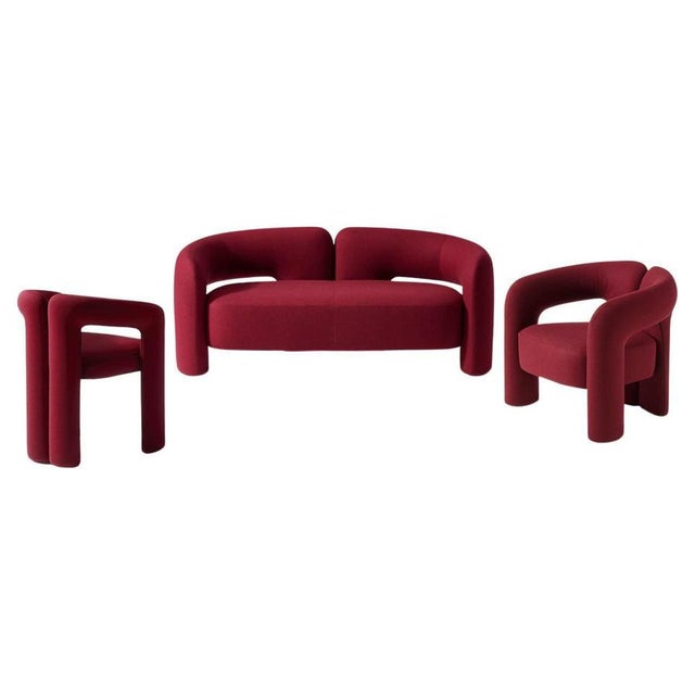 Dudet Sofa and Armchairs by Patricia Urquiola for Cassina, Set of 3 For Sale - Image 14 of 14