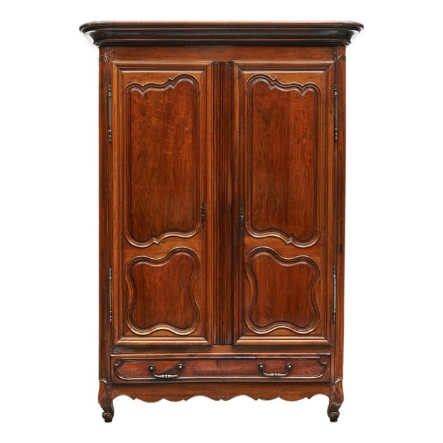 Period French Antique Louis XV Armoire For Sale