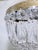 Brass Vintage French Style Crystal Basket Chandelier With Ornate Brass Crown For Sale - Image 8 of 12
