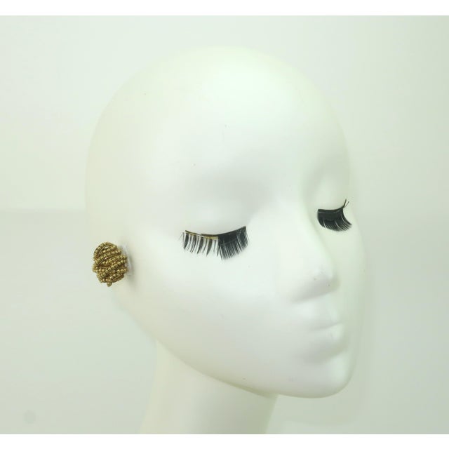 Vaubel Gold Plated Twisted Bead Earrings, 2012 For Sale - Image 11 of 11