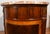 Wood 1900s Antique French Louis XVI Rosewood & Satinwood Inlaid Marble Top Demi-Lune For Sale - Image 7 of 18