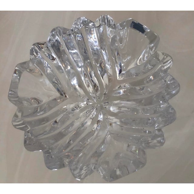 Vintage Orrefors of Sweden Isabella Crystal Bowl For Sale In Detroit - Image 6 of 9