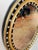 Irish Ebony and Gilt Oval Wall Mirror With Glass Studs (H 29 3/8 X W 23 5/8) For Sale In Austin - Image 6 of 9
