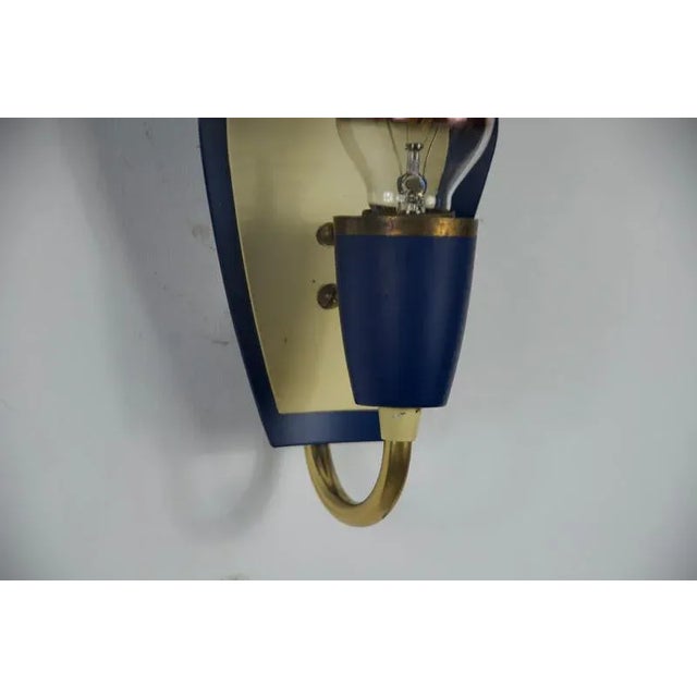 Mid-Century Brass Wall Lamps, Italy, 1960s, Set of 2 For Sale - Image 12 of 17